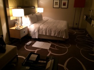 Bett im Waldorf-Astoria